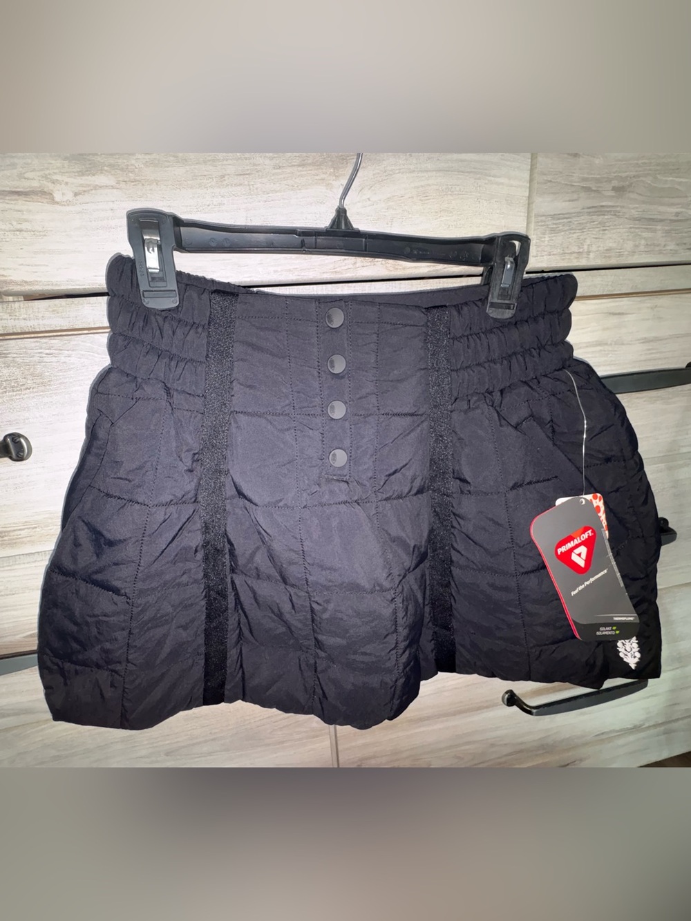 Free People Movement Puffer Black Skirt/Skort